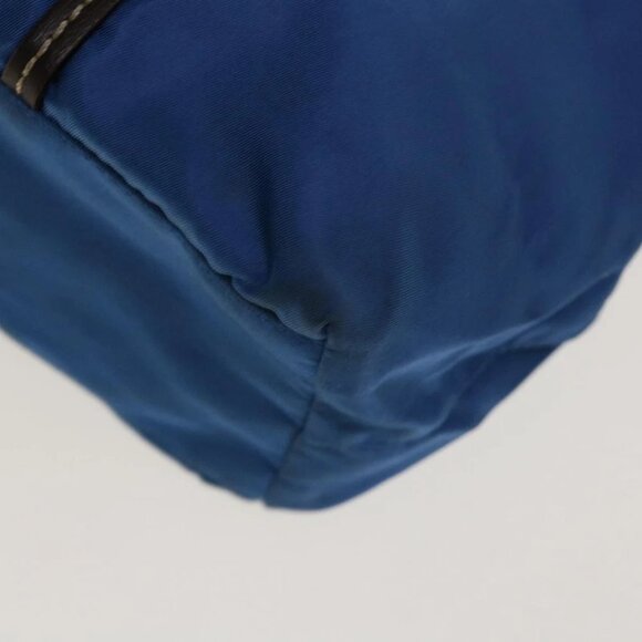 PRADA Hand Bag Nylon Blue - Picture 9 of 15